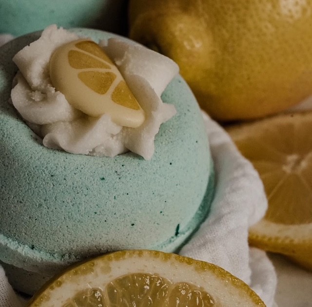 bombe de bain citron
