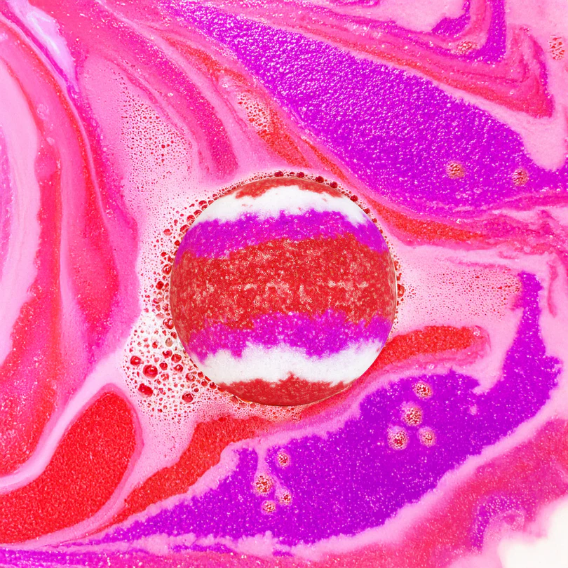 bombe de bain fraise2