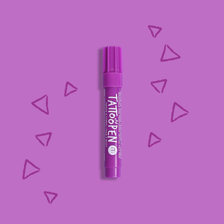 tatoo pen violet