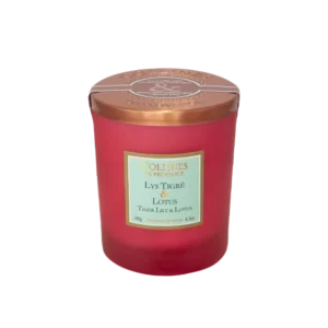 Bougie Parfumée Lys tigré et Lotus 180gr