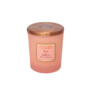 Bougie Parfumée Rose et Hibiscus 180gr