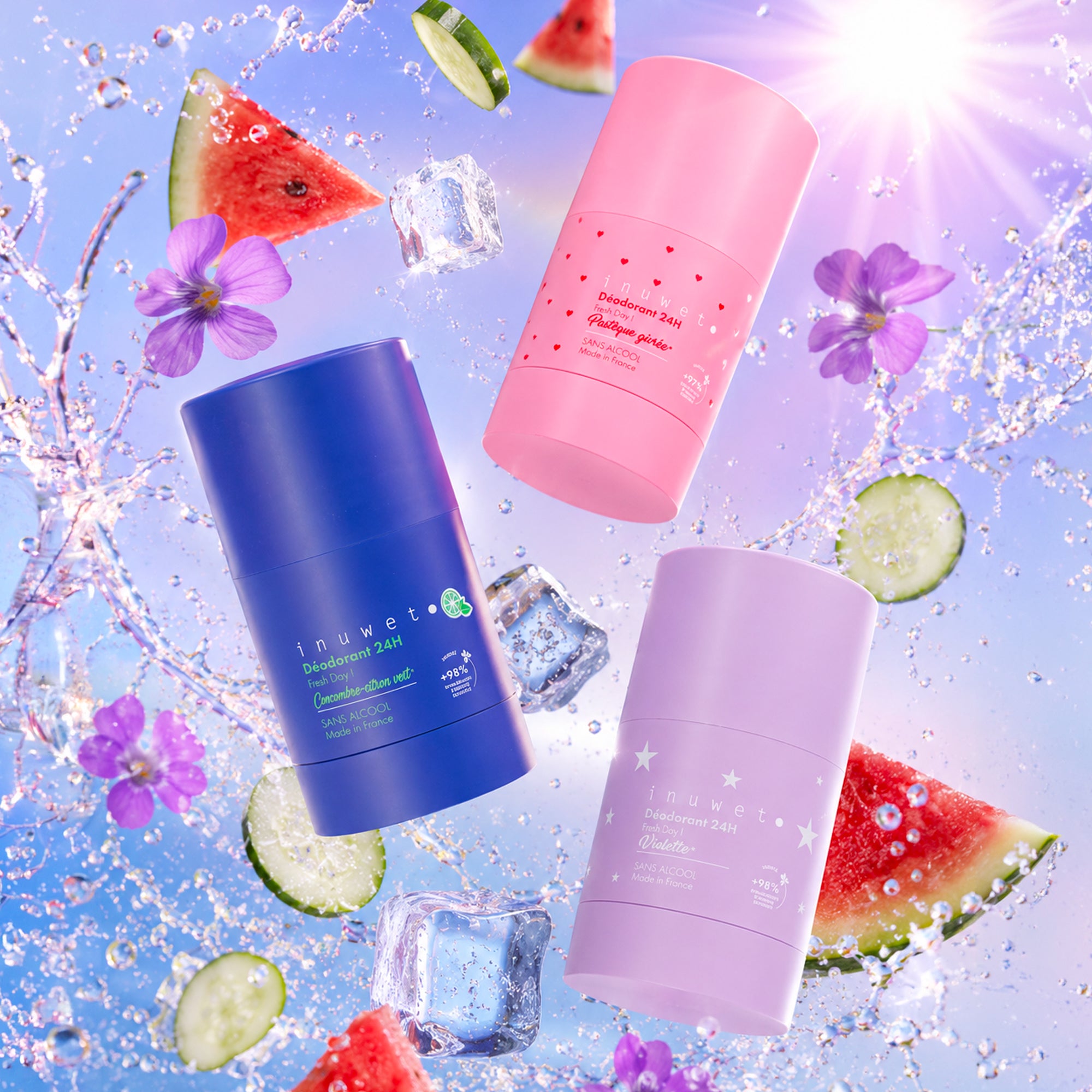 Déodorant Fresh Day - parfum concombre citron vert - 62702979055958