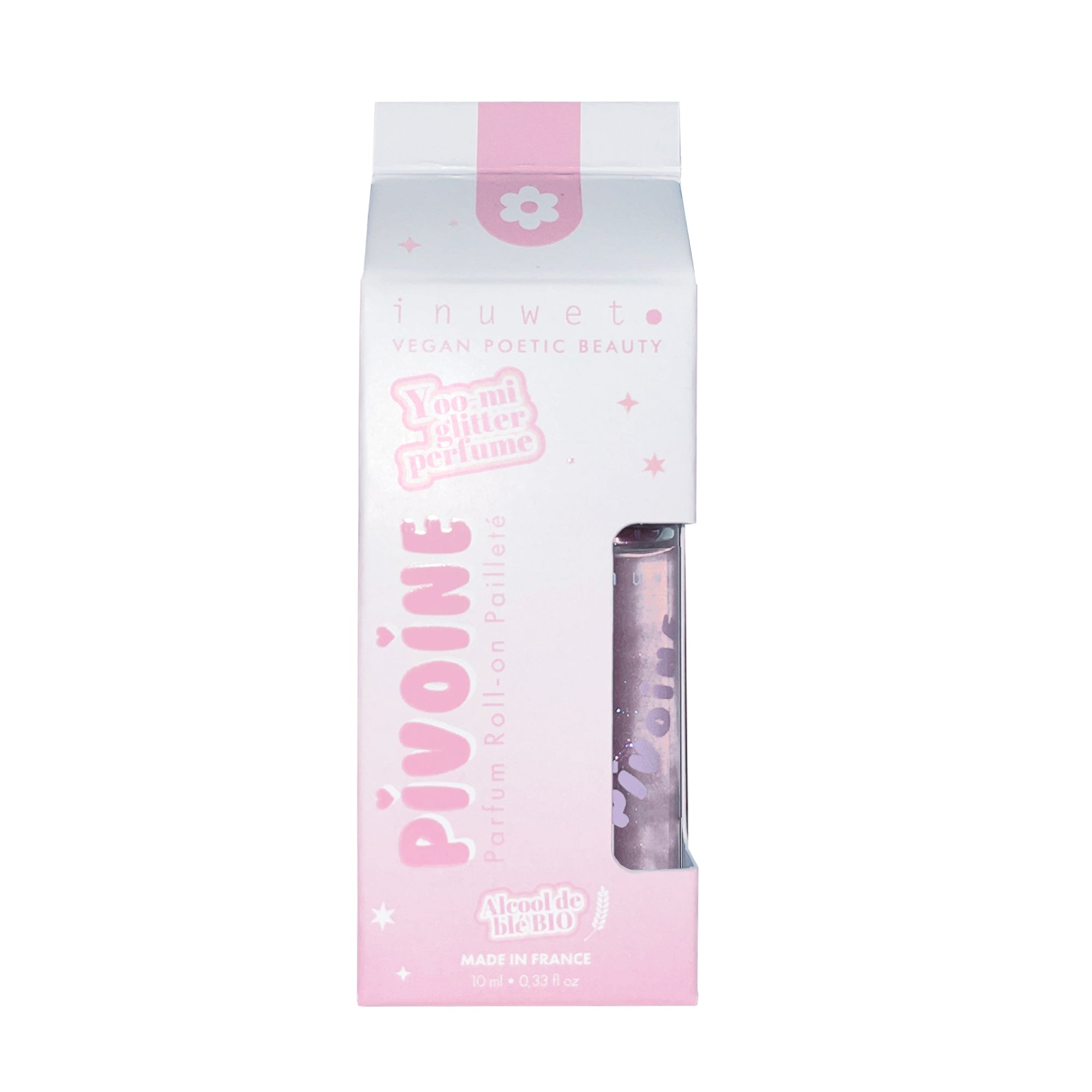 Parfum Roll-on Pailleté Pivoine - Collection Yumi Glitter - 53752309514582