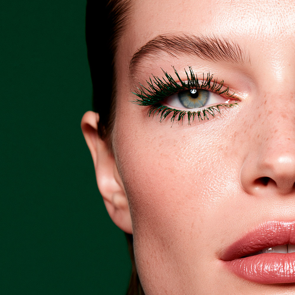 visage mascara vert