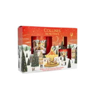 Coffret Epices Etoilées-Bougie 75g et Parfum d'intérieur